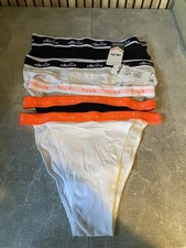 Women’s ELLESSE & FCUK X5 cotton briefs knickers underwear size 14/16 NEW