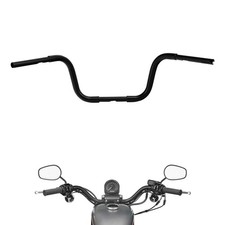 1 1/4 in Ape Hanger Handlebar Black 10in Rise for Harley Sportster XL1200 XL883