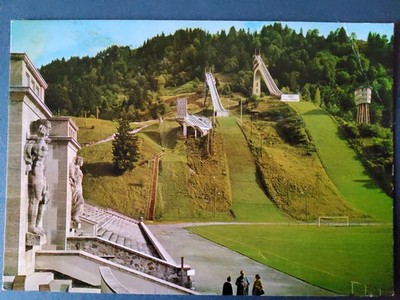 Olympia Skistadion Sprungschanzen Garmisch-Partenkirchen - 80er - ungelaufen