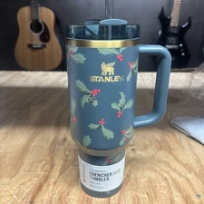 Stanley Holiday Botanicals 40oz Stainless Steel H2.0 Flowstate Quencher Tumbler