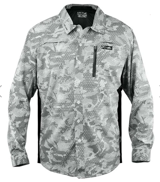NEW Pelagic Men's Eclipse Pro Series Hexed Guide Shirt Size Small