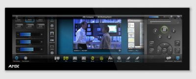 AMX MXD-1900L-PAN FG5968-06 19.4  Modero X Series Panoramic Wall Touch Panel
