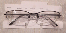 MARCHON M550AL Gunmetal 033 52/18 Semi Rimless Eyeglass Frame NOS 168