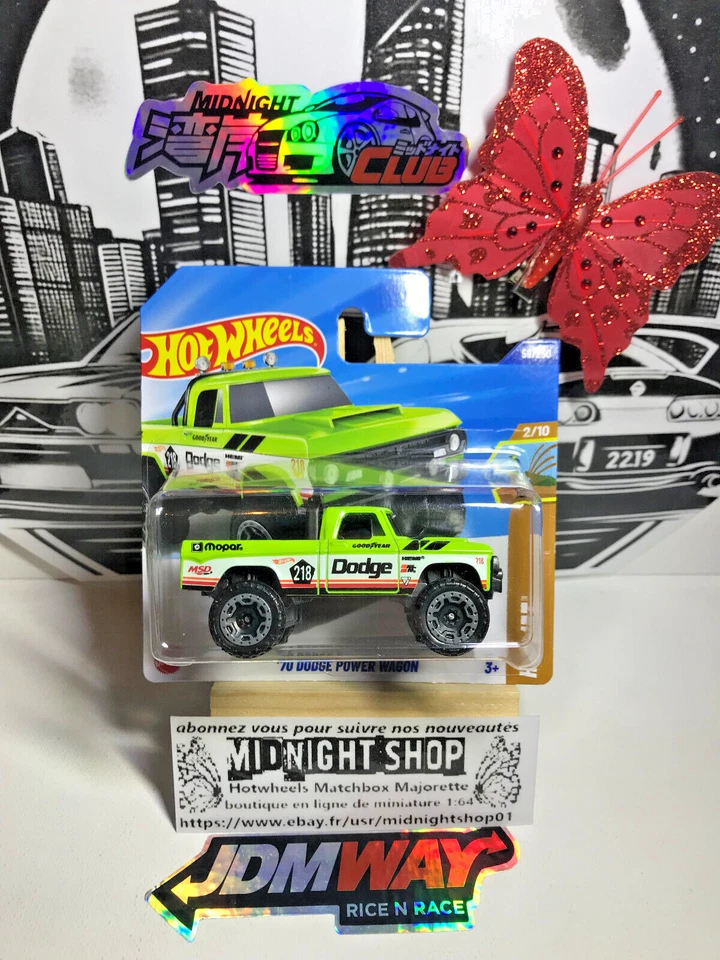 hot wheels 💥2025💥dodge power wagon mopar 1970 neuf collection matchbox 1:64 - Photo 1/1