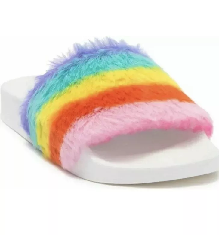 Steve madden sandals with fur sale