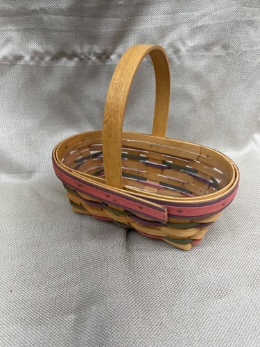 Longaberger 1997 Small Easter Basket No Liners Basket Only - Picture 3 of 14