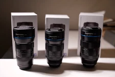 Sirui Anamorphic Lens Bundle for Micro Four Thirds: 24mm F2.8, 35mm F1.8, 75mm