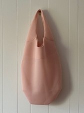 Simone Rocha Pink Textured Neoprene Shoulder Hobo Bag Free Ship