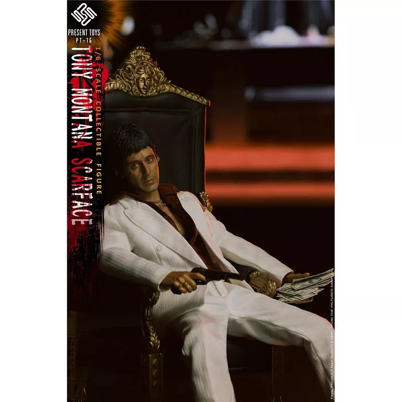 PRESENT TOYS PT-sp15 Scarface Tony Montana 1/6 Action Figure Model IN STOCK