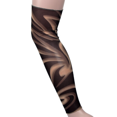 10 Stück Tattoo-Ärmel Set – Temporäre Tattoo-Armlinge Aus Nylon, UV-Schutz, Für Karneval, Partys, Motorradfahrer