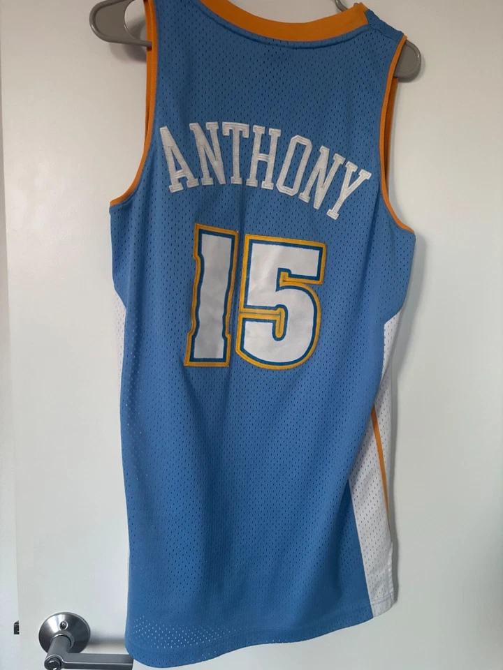 Футболка Denver Nuggets Carmelo Anthony размер S - светло-голубая - Изображение 2 из 4