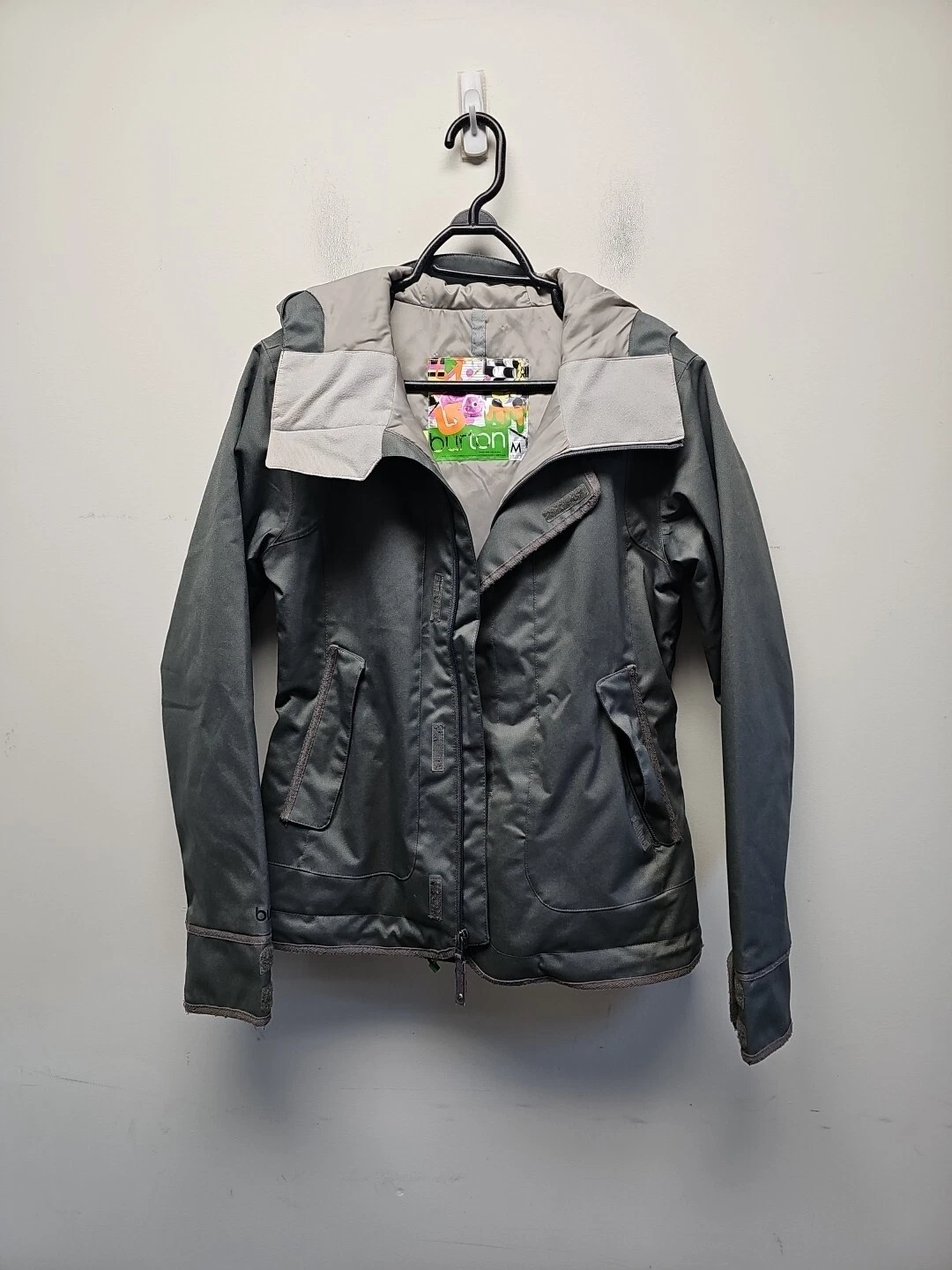 burton dry ride jet set winter snowboard ski nice jacket