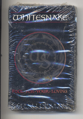 NEW SEALED - WHITESNAKE CASSETTE SINGLE FOOL FOR YOUR LOVING / SLOW-POKE-MUSIC !