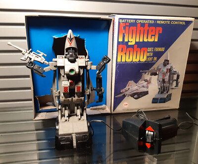 Vintage Aldon toys 1980's ROBO FIGHTER JET Transformer Battery