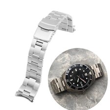 22mm OYSTER For Casio MDV106-1A Duro 106 MDV106D Stainless Steel Watch Band Tool