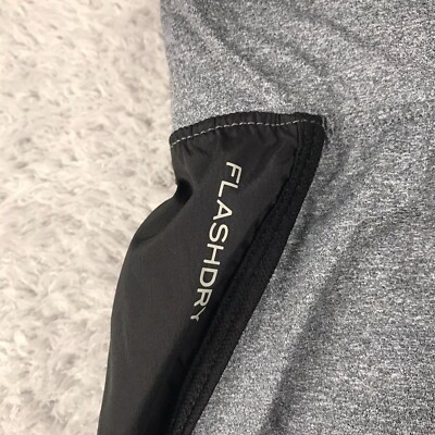 The North Face Versitas Shorts Womens M Gray/Black Flashdry Lined Running