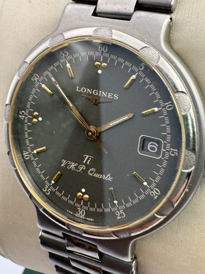 Longines Conquest Quartz Men's Watch 4020 Titan Vintage VHP  - Image 3 of 4