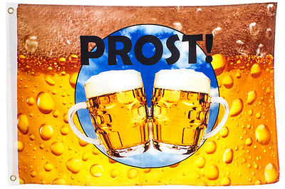 Bier Fahne Party Flagge HIssflagge Lustig Spaß Fun 60x90 cm Männer Tour Fußball