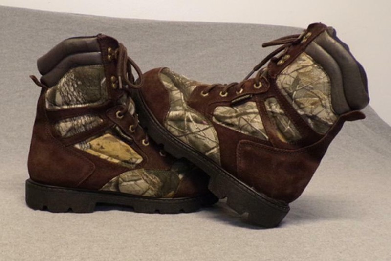 Herman Survivor Leather Camo Insulated Water Proof Hunting boots men's 9D/M 