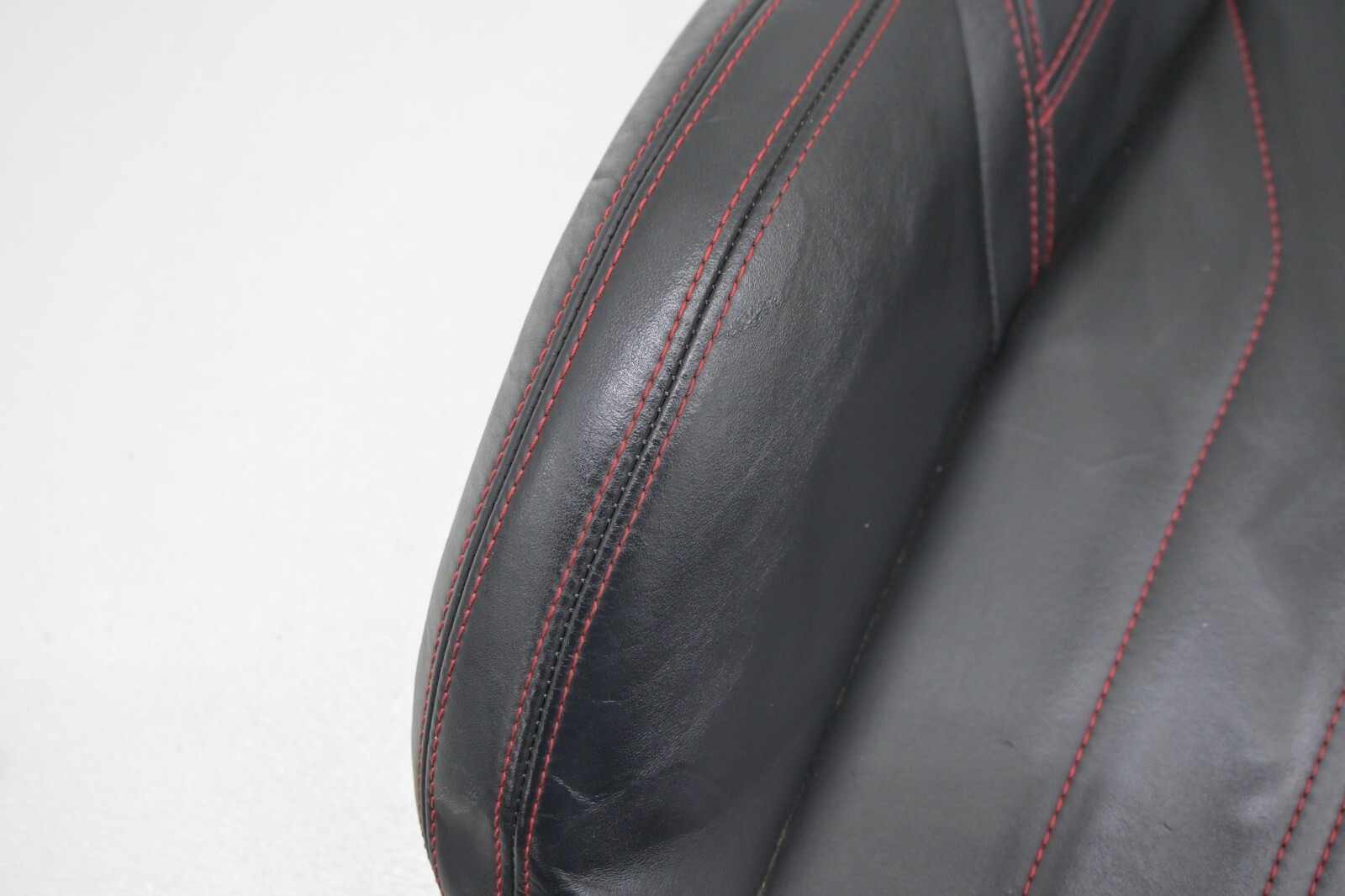⭐ 14-20 Maserati Quattroporte Front Right Upper Seat Leather Black Red Stih Oem