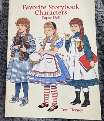 Favorite Storybook Characters: Paper Doll Uncut 8 Outfits 1 Doll Tim Tierney