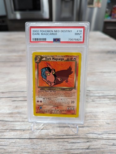 Dark Magcargo (Unlimited) graded PSA 9 for sale on eBay