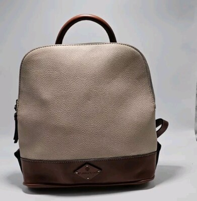 Brown and Cream Women\'s Backpack Amazon.com: LOVEVOOK Leather Backpack for Women,17 inch  main image 4