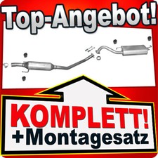 Auspuff für TOYOTA COROLLA (E12) 1.4 1.6 Stufenheck Kombi 2004-07 Auspuffanlage