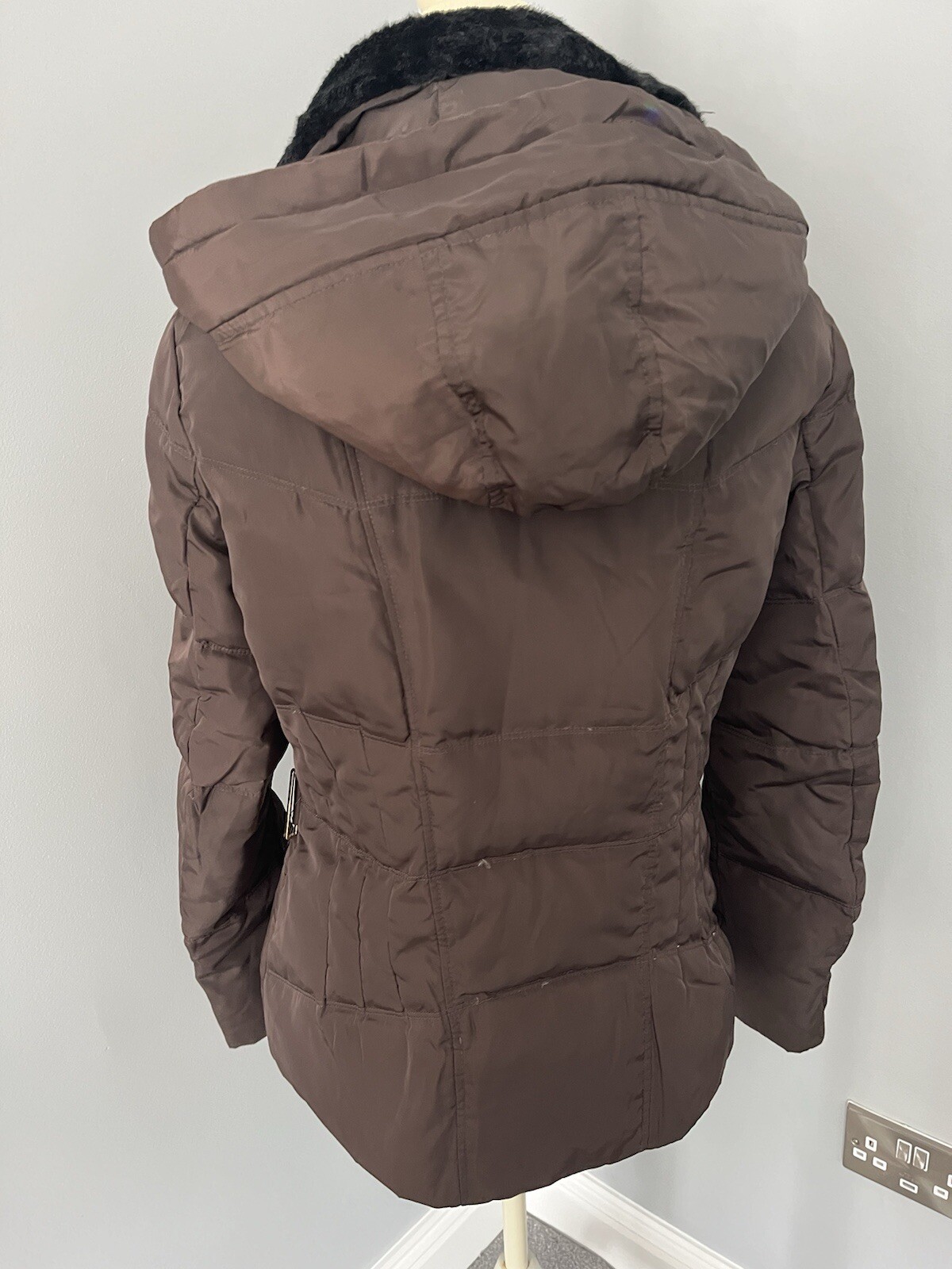 Zara Basic Down Brown Jacket Size EUR Large - image 4