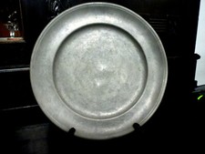 Sehr alter Zinnteller gepunzt 1762