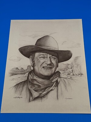 John Wayne Chisum Print 14x11