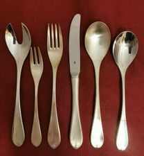 WMF Atrium Men&uuml;besteck 6 teilig  90er Silberauflage Salatgabel