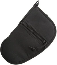 Zip Up 8.5" Pistol Case Black Cordura Construction + Soft Lining gun ac183