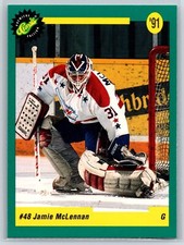 1991 Classic Draft Picks Jamie McLennan Rookie New York Islanders RC #40