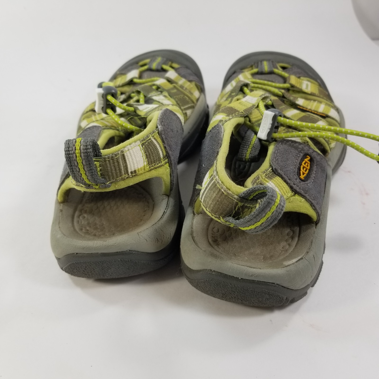 Sandali da trekking Keen 7 5 donna Newport H2 verde grigio impermeabili outdoor