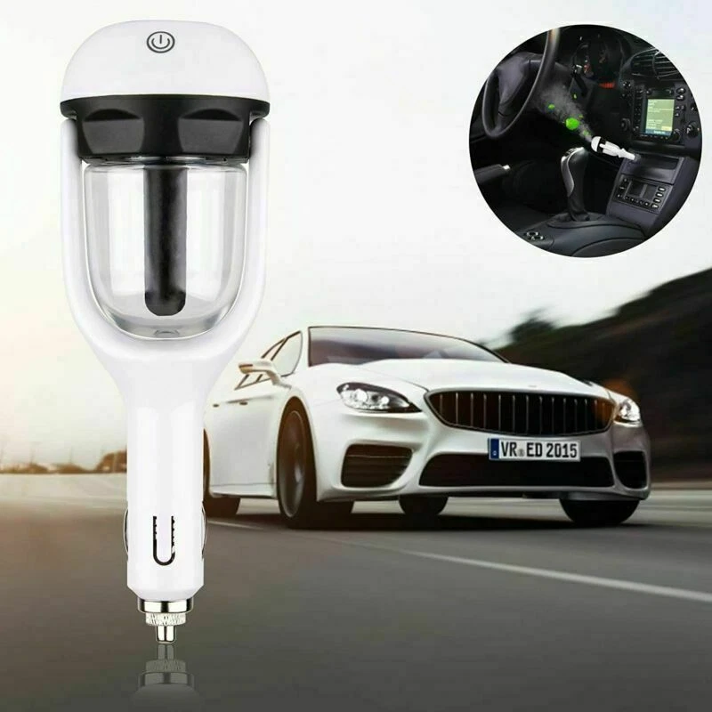 Mini Car Air Humidifier Diffuser Essential Oil Ultrasonic Aroma Mist Purifier - Image 4 of 4