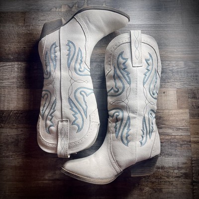 Cowgirl Tammy Boots, Sugar Women's Embroidered Western  Styl429103 Size 5.5