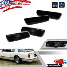 For 2000-2005 Lexus IS300 Front & Rear Smoked Side Marker Lights Bumper Housings