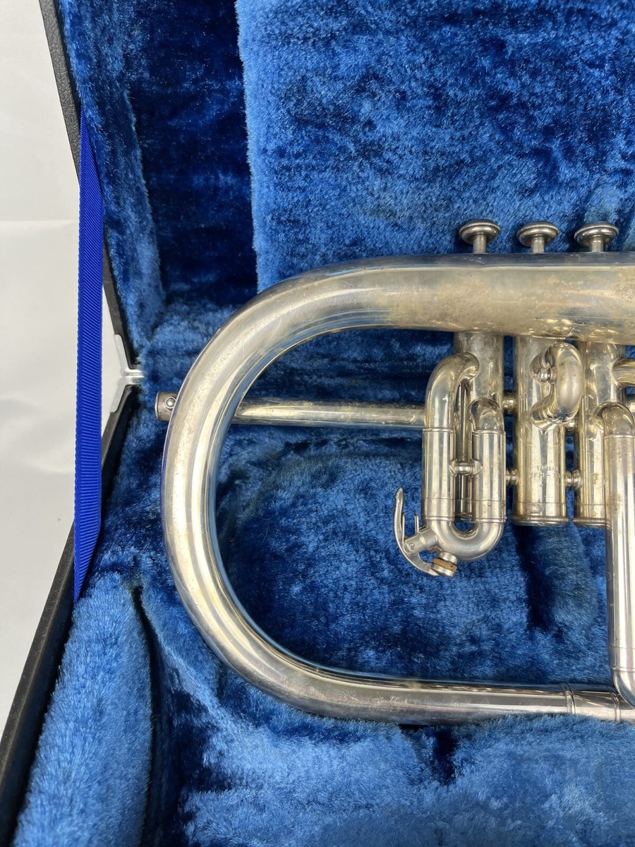 ち*ん様 【名器】YAMAHA フリューゲルホルン YFH-731 後期モデル Yamaha YFH-731 Professional Flugelhorn - Silver for sale