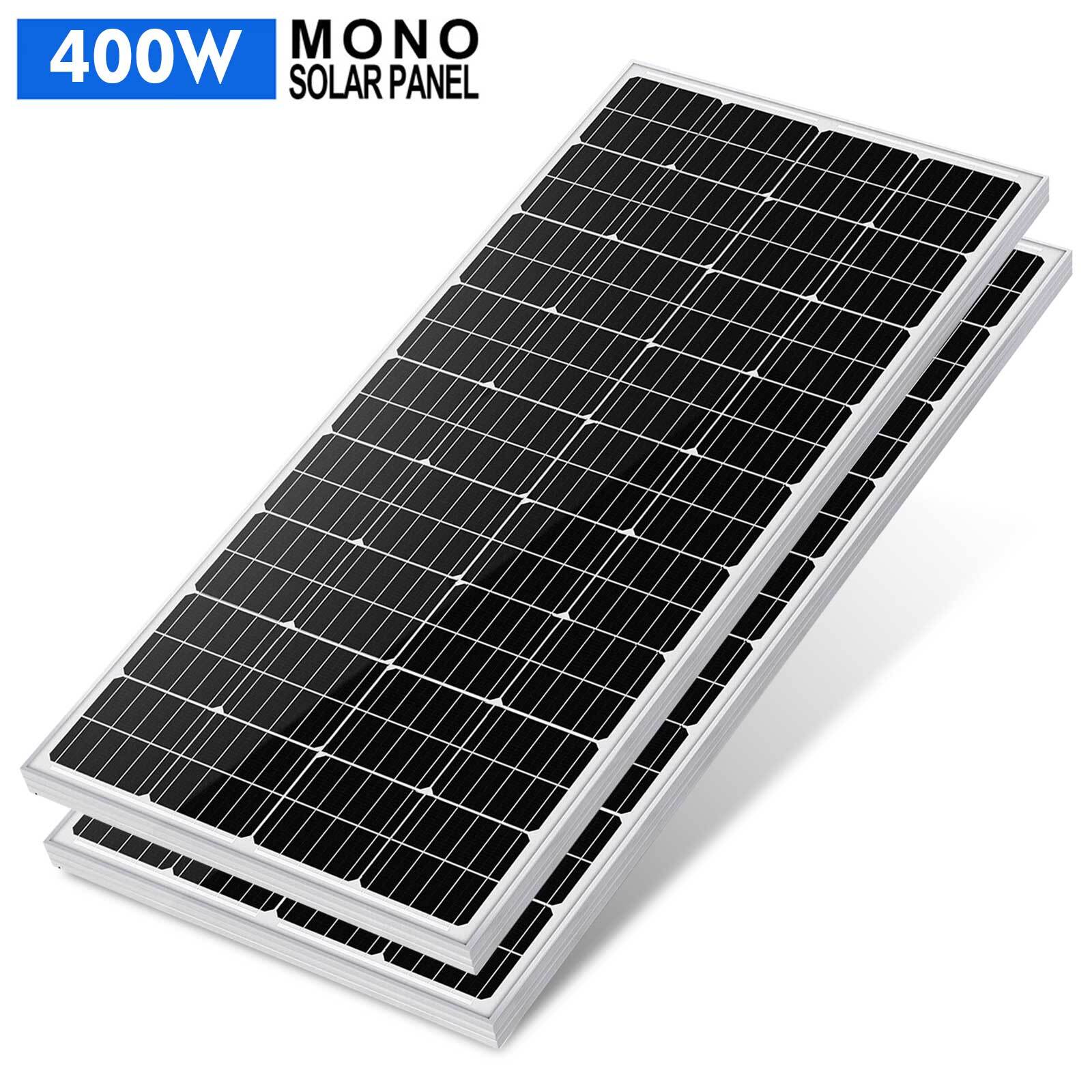 2- 200 Watt 12 Volt Solar Panel Battery Charger Off Grid RV Boat solar panels