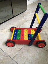 john crane tidlo baby walker with abc blocks