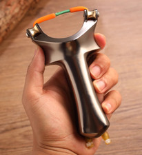 Fionda tiro con l'arco catapulta arco imbracatura tiro arco lega arco da pesca fionda caccia 