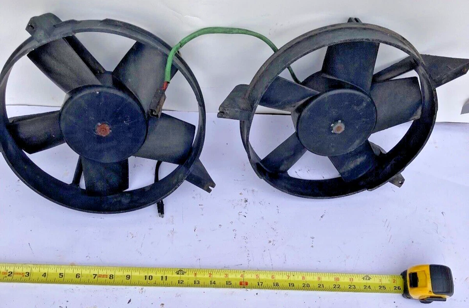 Ventilador Radiador 12V Clásico Saab 900 8594806 Años 80 Turbo NO FUNCIONA 2X Coche Foto 2 de 4