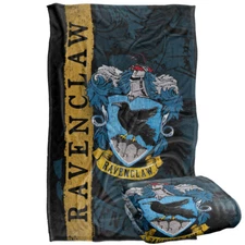 Harry Potter House Crest Ravenclaw Silky Touch Throw Blanket