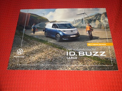 2024 VW ID.BUZZ CARGO Prospekt Brochure Catalog DEUTSCH 12 / 2023 RAR 12 Seiten