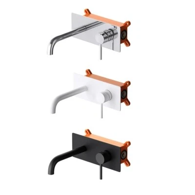 doporro Unterputz-Armatur Wandarmatur Einhebelmischer Messing Badarmatur WA112