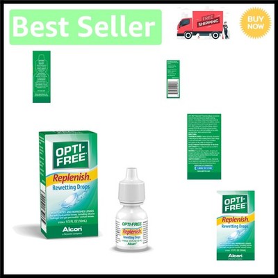 Moisturizing Rewetting Drops 10mL: Your Solution to Dry Contact Lens Discomfort