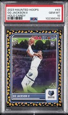 2023 PANINI HAUNTED HOOPS HOLO CANDY #43 GG JACKSON II PSA 10