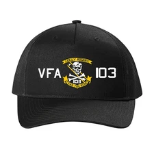 VFA-103 Jolly Rogers Printed 5 Panel Trucker Cap