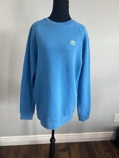 Adidas Classic Blue Sweatshirt Size M Excellent Condition